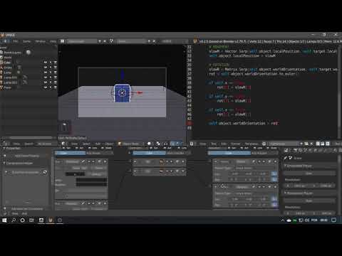 Tutorial Blender Game Custom Camera Component Only Python