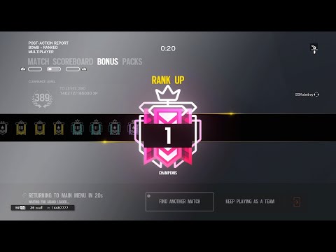 Being The First Global Champion on Rainbow Six Siege PS4 Operation Steel Wave