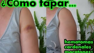 Tapar moretones/hematomas/cardenales con maquillaje❤️🎥 Maquillaje camuflaje Todo Por Un Sueño
