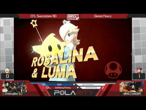 CFL Smackdown 110 WiiU - MVG Dyr (Diddy Kong) vs UtopianRay (Rosalina) - Grand Finals
