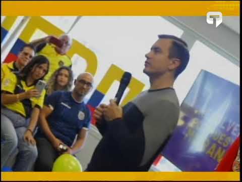 Presidente Daniel Noboa dialogó con comunidad migrante ecuatoriana