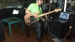 Colombian guy plays Vulfpeck in pajamas | Darwin Derby - Vulfpeck One-Take Bass Cover | Marco Holtan