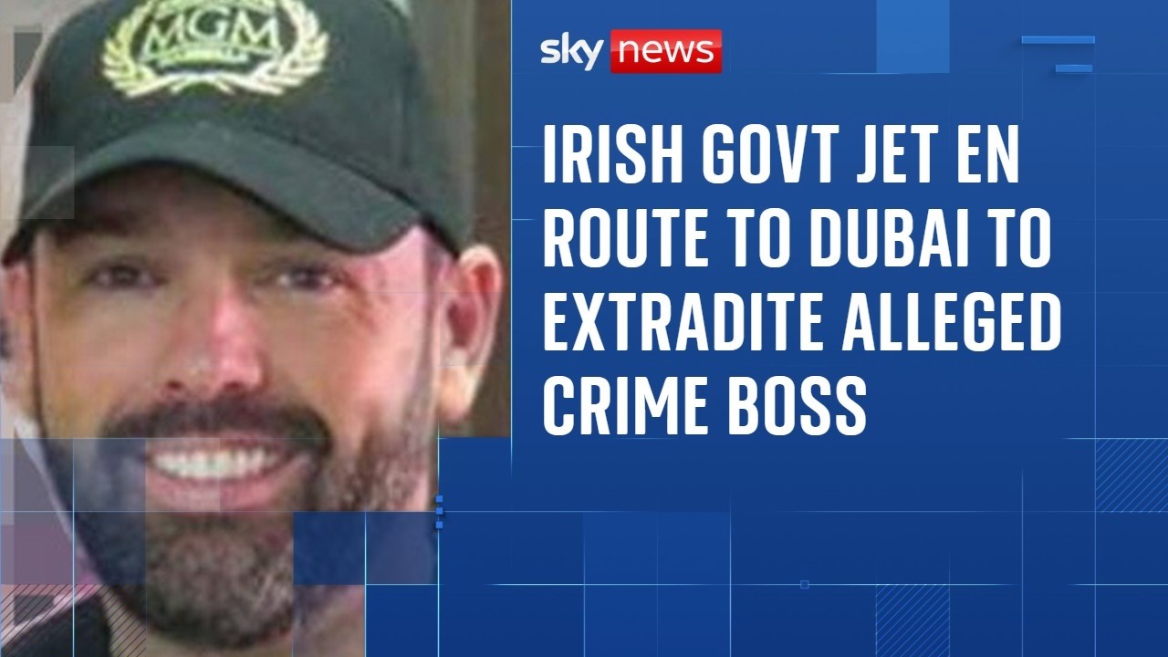 Video: Irish government jet departs for Dubai to extradite Daniel Kinahan