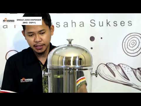 Single Stainless Steel Juice Dispenser without Cooling