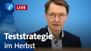 Wie geht es weiter mit kostenlosen Bürgertests? Gesundheitsminister Lauterbach gibt Pressekonferenz