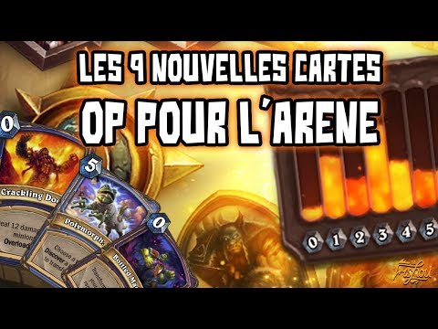 LES 9 NOUVELLES CARTES POUR L'ARENE