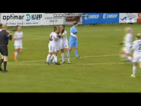 ÍBV - KR Reykjavík 2:0 (women, 1st round 2018)