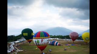 preview picture of video '鹿野高台 熱氣球 2014 Luye Gaotai hot air balloon area (Time-lapse) (4K video)'