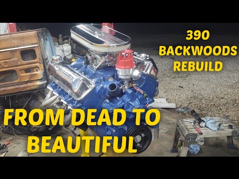 Rebuilding 390 Ford NO MACHINE SHOP - Part 2: Lapping Valves & Final Assembly - Son's First Hot Rod