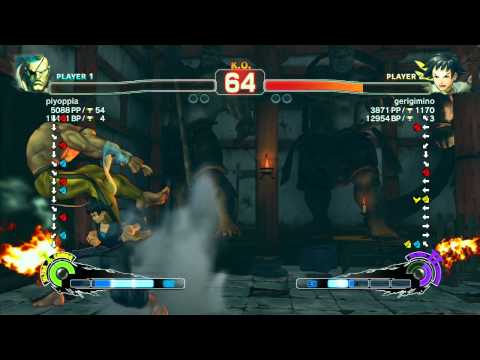 SSF4 AE: AFG (Sagat) vs gerigimino (Makoto) - Ranked Match (720p HD)