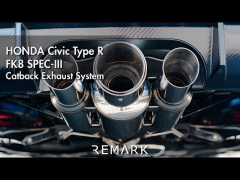 REMARK Honda Civic Type R FK8 SPEC-III Catback Exhaust System