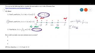 Riemann Sums with Desmos