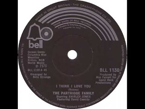 UK New Entry 1971 (30) Partridge with Shirley Jones feat. David Cassidy - I Think I Love You