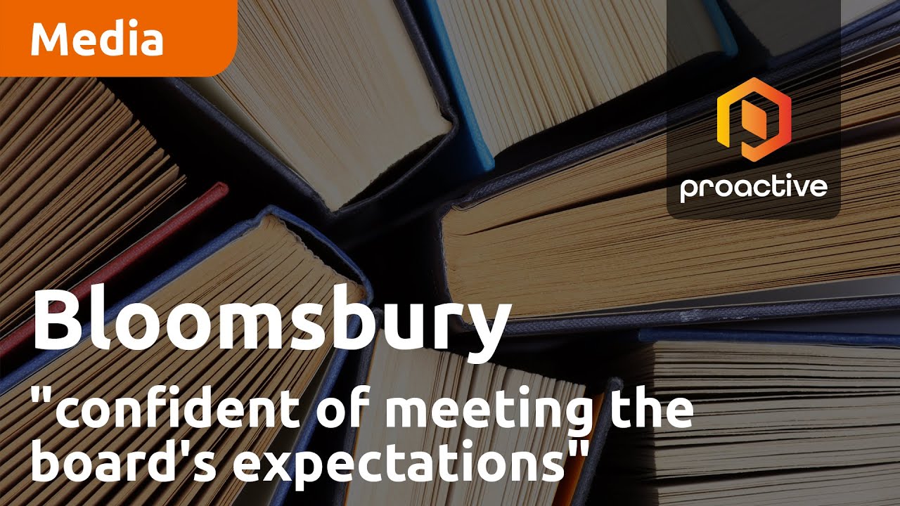 Bloomsbury Publishing "confident of meeting the board's expectations for the year"