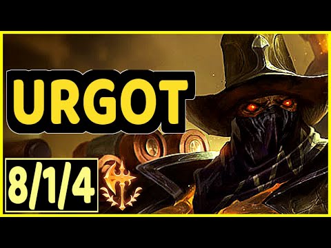 ALLORIM (URGOT) vs LISSANDRA - 8/1/4 KDA TOP CHALLENGER GAMEPLAY - NA