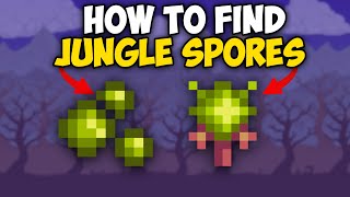 How to Find Jungle Spores in Terraria | Jungle Spores Terraria