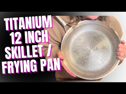 Unbox and assemble this pan in two simple steps! - Titanium Pan, 12 Inch Pure Titanium Hammered Pro