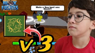 ACHEI QUE ERA IMPOSSÍVEL PEGAR A RAÇA  SHARK V3 EM 2025 NO BLOX FRUITS