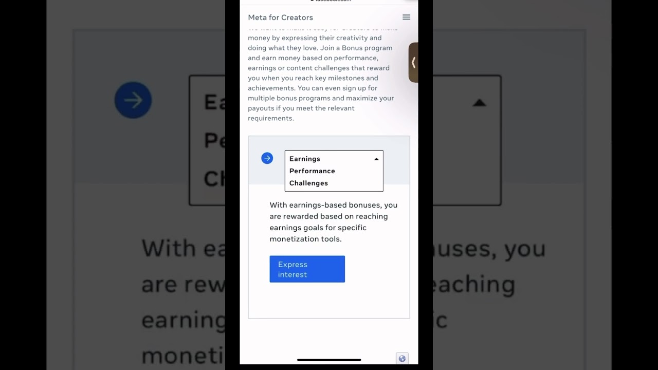 Facebook Reels Bonus Pay! #reels #facebookreels #getpaidonline #socialmedia #makingmoneyonline
