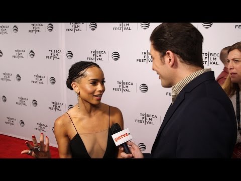 Zoë Kravitz at the "Vincent N Roxxy" Tribeca Film Festival Premiere with Arthur Kade