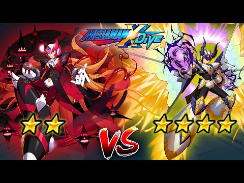 Halloween Zero 2* Vs Shagaru Armor X 4* - Mega Man X DiVE (Mobile Controls PvP)