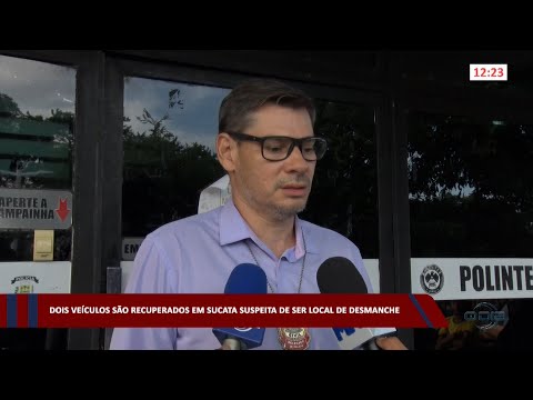 Dois veículos são recuperados em sucata suspeita de ser local de desmanche 03 02 2023