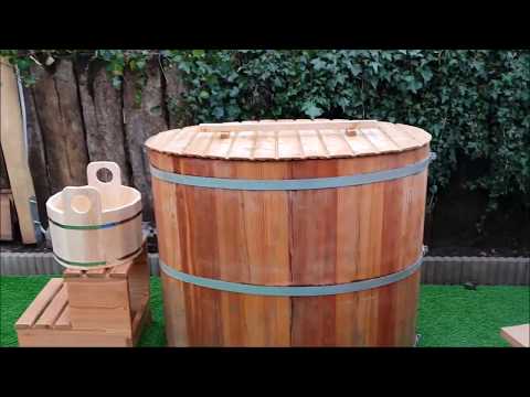 Ferienhaus Vera an Heeder See in Heede , Sauna MIT Badebottich , Duscheimer,Tauchbecken