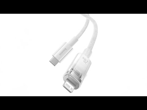 USB кабель для iPhone на Lightning Baseus Explorer Series with Temperature Control (2m, 2.4A, 480 Mbps). Blue - фото 1 - id-p2471500802