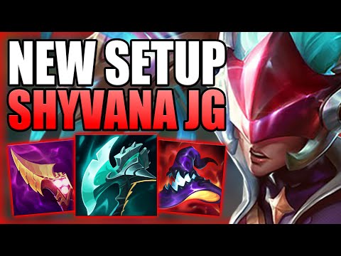 HOW TO PLAY SHYVANA JUNGLE & CARRY WITH A NEW SETUP! - Best Build/Runes Guide - League of Legends