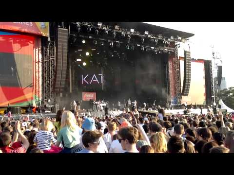 Katy B feat. Mark Ronson - Anywhere In The World - Coke Olympic Torch Relay - Hyde Park