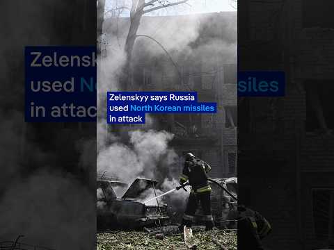 Zelenskyy says Russia used North Korean missiles in attack | DW News
