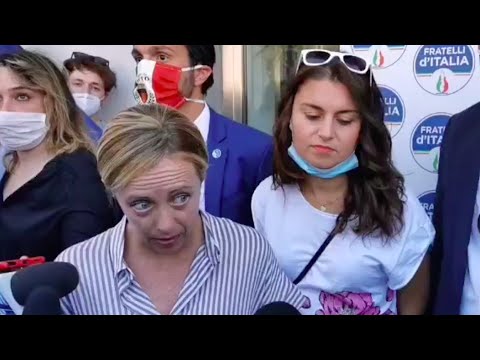 GIORGIA MELONI E SUSANNA CECCARDI A PRATO: "APPATLO PIÚ GRANDE D'EUROPA A UN AZIENDA FRANCESE"