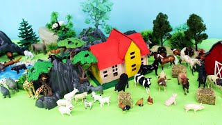 Safari and Farm Diorama   Fun Animal Mini figures