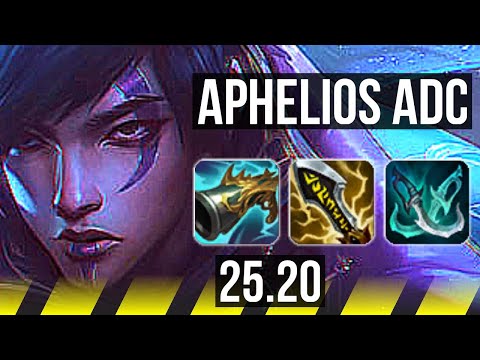 APHELIOS & Swain vs CAITLYN & Elise (ADC) | 16/3/14, Legendary | KR Master | 25.20