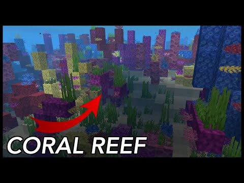 RajCraft - How To Find Coral Reefs In Minecraft?