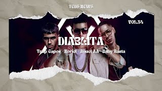 Trap Capos, Noriel - Diablita ft. Anuel AA, Baby Rasta (Letra/Lyrics)