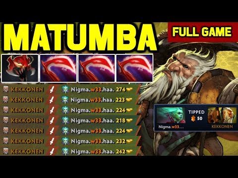 OMG! Matumbaman SHOWS WHOS BOSS vs w33 MID ft. Arteezy Alchemist