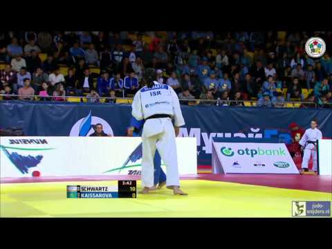 Judo 2013 Grand Prix Almaty: Schwartz (ISR) - Kaissarova (KAZ) [-52kg] QF