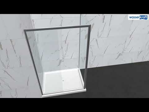 Душевой уголок Wasserkraft Main 41S (Main 41S32) 130х80 см, профиль серебро/стекло прозрачное 3