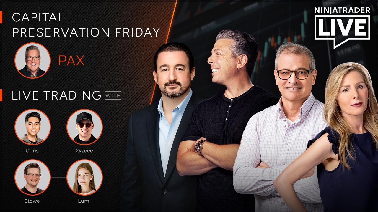 NinjaTrader Live | Futures Trading + Analysis w/ Blake, Pax, Chris + Xy, & Lumi + Stowe (4/10/26)