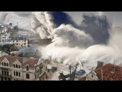 Heftige Wellen in Italien! Zyklon Harry trifft Sizilien mit 9 Meter hohen Wellen.