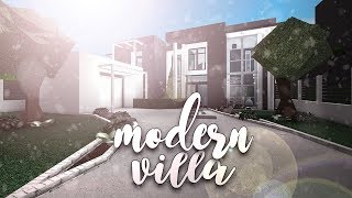 Roblox | Bloxburg: Modern Villa | House Build