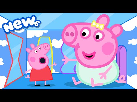 Peppa Pig Tales 👓 GIANT Baby Evie! 😱 Peppa Goes to Funny Museum! 🪞 BRAND NEW Peppa Pig Episodes