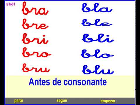 bra, bre, bri, bro, bru