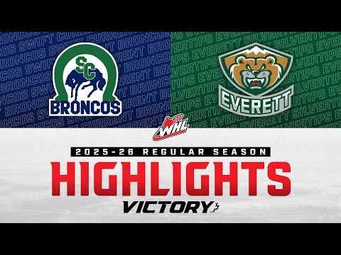 Swift Current Broncos at Everett Silvertips 11/28 | WHL Highlights 2025-26