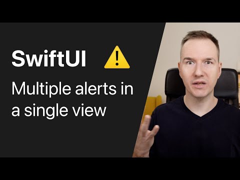 SwiftUI: Multiple alerts in a single view thumbnail