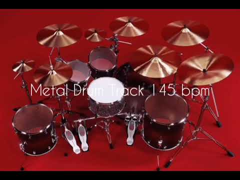 Metal Drum Track / Backing Track 145 bpm
