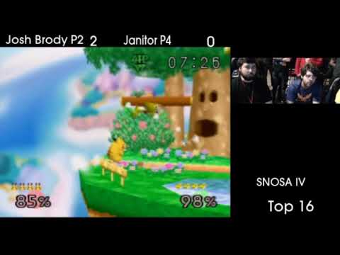 Snosa IV - Janitor (Capitain Falcon) v Josh Brody (Pikachu) - Top 16