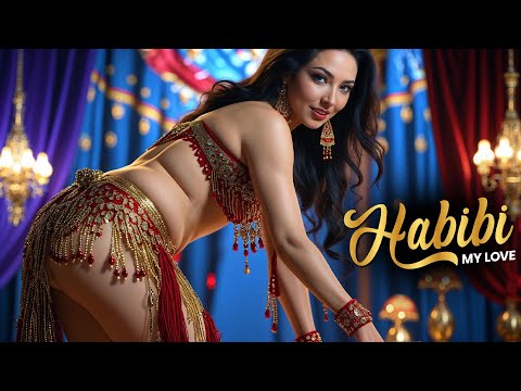 Habibi Ya Noor (حبيبي يا نور)– Romantic Arabian Belly Dance | Naaz in Qatar | AI Magical Music Video
