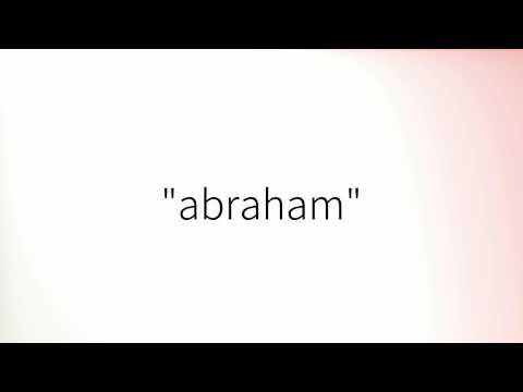 How to pronounce 'Abraham' (British English)